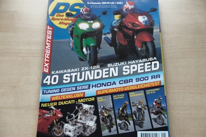 Deckblatt PS Sport Motorrad (09/2000)